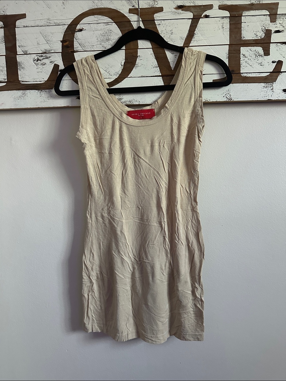 Sleeveless Cream Slip Dress by ZARA